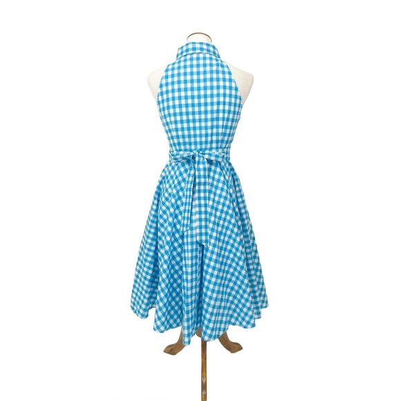 NWT June Shirtdress in Blue Gingham - Picture 3 of 3